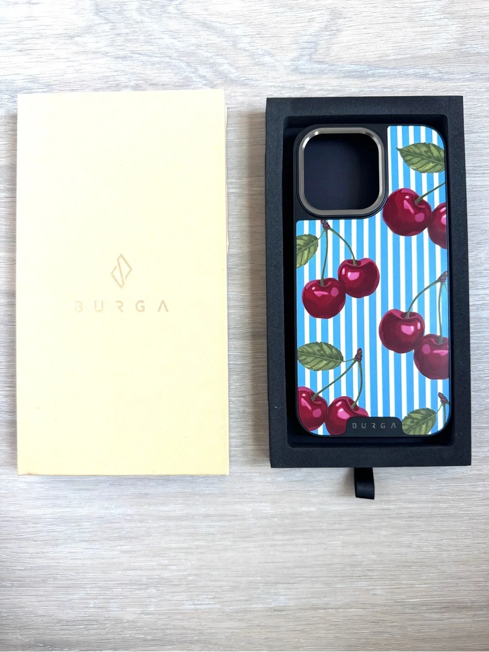 Burga Sweet Moment Cherry iPhone Case Elite Tier 15 Pro Max NIB